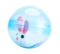 Electric Automatic Rolling Cat Toy Ball with Plush Rabbit/Hamster Inside,Interactive Cat Toys for Indoor Cats & Dogs Self-Self-Moving Toy Cats & Dogs Can't Resist