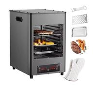 Electric Automatic Steak Broiler, 1700W Stainless Steel Steak Grill with 8 Grilling Slots, 800℃ High Temperature Grilling, 5min Quick Preheating, Steak Smoker Grill for Beef Chicken Vegetables