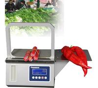 Electric Automatic Strapping Machine for Supermarket Vegetable Packing with Hot Melt Tape and Induction Technology