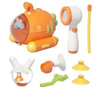 Electric Baby Bath Submarine Toys: Interactive Shower Play with Spray & Sucker | Interactive Water Play Kit for Toddlers 18 Months +