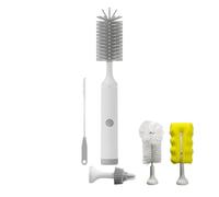 Electric Baby Bottle Brush Set Offering Complete Rotation and Two Cleaning Modes for Profound Cleaning of Bottles Cups and Straws Food Grade Silicone Bottle Brush