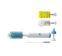 Electric Baby Bottle Brush Set Offering Complete Rotation and Two Cleaning Modes for Profound Cleaning of Bottles Cups and Straws Food Grade Silicone Bottle Brush