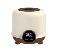 Electric Baby Milk Shaker, Low Noise Mixer, 15.3x14.5x14.5cm/6.02x5.71x5.71 Inches Led Display, Bubble- Mixing, Rechargeable Bottle, Kid Formula Preparation Pp+Silicone
