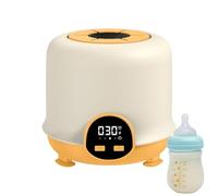 Electric Baby Milk Shaker, Low Noise Mixer, 15.3x14.5x14.5cm/6.02x5.71x5.71 Inches Led Display, Bubble- Mixing, Rechargeable Bottle, Kid Formula Preparation Pp+Silicone