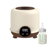 Electric Baby Milk Shaker with LED Display, Automatic Low Noise Bottle Mixer Without Bubbles, 360° Bidirectional Charging, Prevents Bloating, Easy for Travel, 6.02x5.71x5.71 in