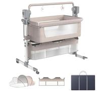 Electric Baby Swing Baby Rocker Rocking Chair Electric Cradle Baby Swing Bed Adjustable Bedside Cribs Automatic Rocking Recliner Crib Basket Best Baby Bed for Infant Newborn Unisex