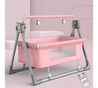 Electric Baby Swing - Best Baby Bed for Infant Newborn Unisex | Adjustable Bedside Cribs, Automatic Rocking Recliner Crib Basket, Baby Safe Bed | Rocking Chair Electric Cradle Baby Swing Bed