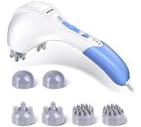 Electric Back Massager , Handheld Massagers Double Head Deep Tissue Percussion Massages For Full Body Massage For Neck, Shoulder, Head, Foot, Leg, Val