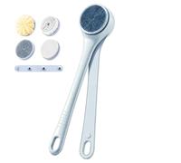 Electric Back Scrubber for Shower 2-Speed Rotating Massage Scrubber with 4
