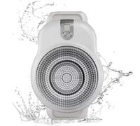 Electric Back Scrubber for Shower, Large 18cm Rotating Brush Head, 2-Speed Exfoliating Body Wash Pad, Automatic Rotation, Deep Cleansing Tool
