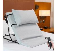 Electric Backrest for Medical, Adjustable Lifting Bed Backrest, Heavy Duty Back Rest, Portable Medical Pillow Lifter for Neck Head and Lumbar Support, Remote Control - One-Button Lifting,A