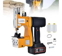 Electric Bag Closer Machine, Portable Wireless Stitcher with 36V Battery, 2 Seconds per Bag, 1700 Stitches per Minute for Burlap, Canvas, Feed Sacks