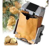 Electric Bagging Machine, Automatic Bag Opening Tool, Portable Orchard Bagging Device with Adjustable Baffle and 3-Speed Adjustment