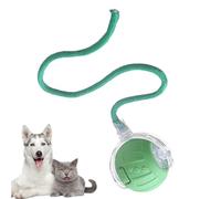 Electric Ball for Cats, Intelligent Interactive Ball for Cats, Automatic Rolling for Domestic Cats, Rechargeable Electric Ball with Rope for Training Internal and External Puppies