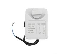 Electric Ball Valve 3/4 Inch DN20, Motorized Brass Water Valve with Manual Function, 2-Wire Zone Valve for 220V AC or 12/24V DC, for NPT Threaded Connection(DC12-24V)