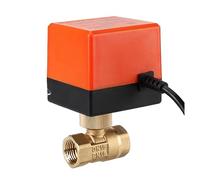 Electric Ball Valve Brass Electric Ball Valve DN15/20/25/40/50 Three Wire Two Control 2-Way 3-Way Solenoid with Actuator(DN20,24VDC,2 Way)
