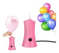 Electric Balloon Air Pump Hand - Simple and Fast Portable Balloon Machine Pump Inflator Air Pump for Inflating Various Balloons (Pink)
