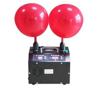Electric Balloon Inflator, B322 V5.0 Dual Nozzles Electric Balloon Air Pump, 1400W Balloon Blower Pump with Digital Timer and Counter, Memory Function, Two Modes, Automatic and Press Inflation