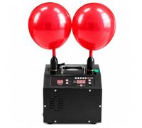 Electric Balloon Inflator with Dual Nozzles, Digital Timer, Counter and Memory for Effortless Party Decoration Inflation