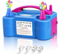 Electric Balloon Pump, 600W Balloon Inflator with 4 Accessories, Balloon Blower Machine with 2 Inflation Modes, Balloon Blower Pump for Balloons for Birthday, Weddings and Party Decoration