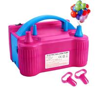Electric Balloon Pump 600W High Power - Dual Nozzle (Auto/Semi-Auto) Portable Balloon Inflator for Party/Wedding/Birthday, Quick Inflation, Plug-In Air Pump for Party Supplies