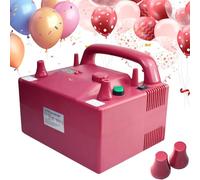 Electric Balloon Pump, 800W Portable Air Blower with Time Display, Adjustable Speed & Dual Nozzles, Includes 100 Balloons for Party, Wedding, Festivals & Events