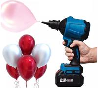 Electric Balloon Pump, Air Pump with 6 Detachable Nozzles, 3S High Speed and High Torque Motor Inflatable, Clean/Blow Ball Multi-function, for Party, Wedding, Birthday