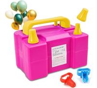 Electric Balloon Pump, Portable Balloon Blower Pump Inflation, High Power Dual Nozzle Electric Balloon Inflator for Party Wedding Festivals Anniversary