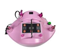 Electric Balloon Pump with Digital Timer and Pedal, Portable Dual Nozzle for Party Decorations