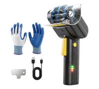 Electric Barbecue Brush Cordless 600RPM Ergonomic Handle 2000mA | Electric Grill Cleaner Brush for Outdoor Barbecue Home Kitchen Camping Patio Park Balcony