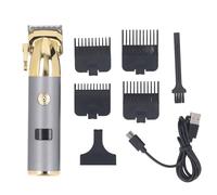 Electric Barber Clipper USB Rechargeable Professional Hair Clipper for Men High Efficiency Low Noise Lightweight Portable Hair Trimmer for Home Outdoor Travel Styling Grooming Kit