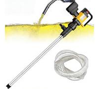 Electric Barrel Pump, 1000W Power, 130L/min Flow Rate, Durable Stainless Steel for Efficient Viscous Liquid Transfer