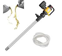 Electric Barrel Pump - Handheld, Adjustable Flow, Portable Battery Operated Liquid Transfer for Diesel, Kerosene, and Chemicals