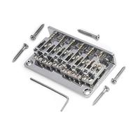 Electric Bass Fixed Bridge 6 Strings Double Channel Professional Accessories Fixed Bridge Guitar Part Guitar Bass Hardware