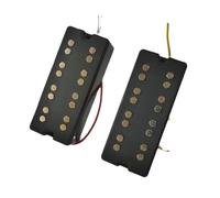 Electric Bass Humbucker Pickup Open Back Two Hole Four String Guitar Instrument Accessories Professional electric pickup(Neck Bridge)