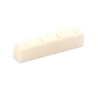 Electric Bass PreSlotted Bone Nut Replacement 4 String Bass Top Saddle Music Instrument Parts Easy Install
