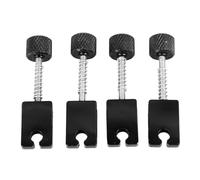 Electric Bass Saddle Metal Bridge String Replacement 4Pcs, Durable Resistant - Accurate Pitch Correction, Enhanced Resonance, Suitable for Various Guitars