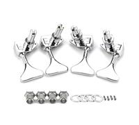 Electric Bass Tuner Peg 4 String Bass Machine Head Knobs Open Gear Tuning Pegs For Electric Guitar Hardware Easy Installation Hardware