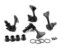 Electric Bass Tuner Peg Guitar Open Gear Tuning Peg Machine Head Metal String Tuner 4 String Bass Machine Head Knob Open Gear Bass Tuning Peg