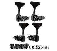 Electric Bass Tuner Peg Guitar Open Gear Tuning Pegs Machine Head Metal String Tuner 4 String Bass Machine Head Knobs