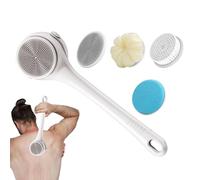 Electric Bath Brush, Cordless Body Cleaning Brush | Automatic Rotation Waterproof Whole Body Wash Men and Women Spa Bathroom