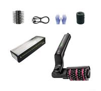 Electric BBQ Grill Cleaner Brush, 450RPM Cordless Powers Scrubber with 2000mAh Batteries, 3 Interchangeable Stainless Steel Wire Heads(Fold)