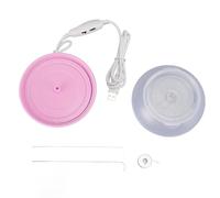 Electric Bead Spinner with Reversible Stepless Speed Control, USB Powered Bead Spinner Machine for DIY Jewelry Making, Adjustable Beading Tool for Bracelets and Necklaces (Pink)