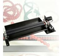 Electric Bead Stringing Machine, Automatic Bead Threader, Adjustable Speed & Roller Width, Dual Belt, for Small to Large Round Beads