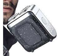 Electric Beard Trimmer - Rechargeable Double Ring Face Shaver | Facial Shaving Device With Digital Display For Use In Vo Re Or I R, RepriseV Y Ge