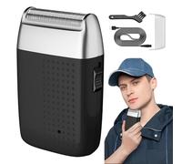 Electric Beard Trimmer - Stealth Shave, 1 Piece Double-Head Reciprocating Razor For Precision Grooming, High-Torque Motor With Ultra-Thin Foil, Personal Gear, Portable Shaver For Travel Office And Gym