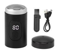 Electric Beard Trimmer, USB Rechargeable Ip7x 65000rpm Portable Digital Beard Trimming Groomer Men Grooming Kit for Beard