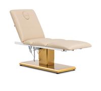 Electric Beauty Bed 3 Motors 300 W 190 x 65 x 60 76 cm 200 kg Beige/gold - Beauty Therapy Beds by Physa Beige,Gold