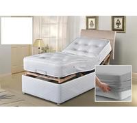 ELECTRIC BED 3' X 6' 6" EXTRA LONG SINGLE FITTED SHEETS (36" X 78") 22 COLOURS 300TC (White, 10").