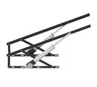 Electric Bed Lift Mechanism, Heavy Duty Steel Bed Risers, Folding Remote Control, 600kg Capacity, for Storage Box Bed, Divan Bases